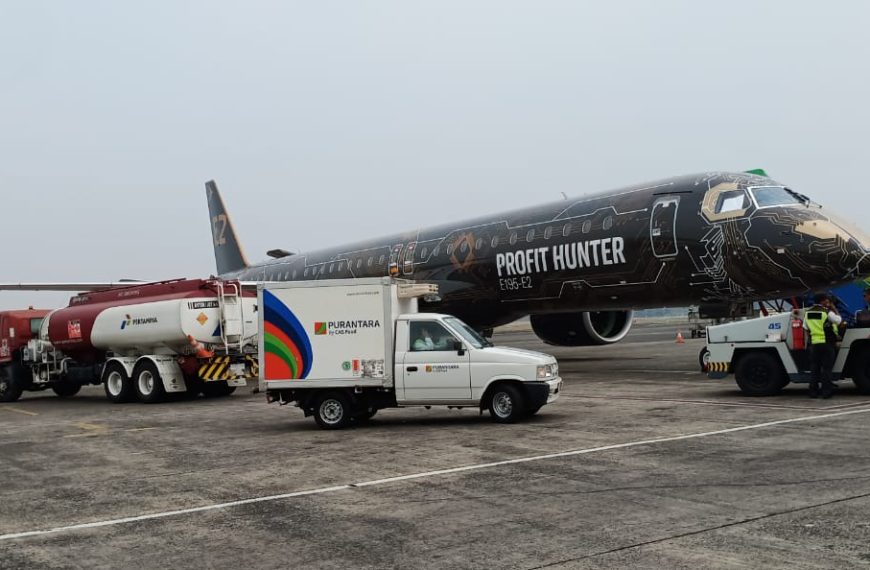 Embraer Maiden Flight in Jakarta Serves by Purantara