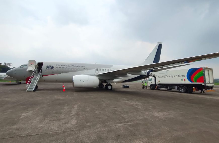 Purantara served Royal Netherlands flight